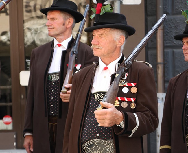Ausrückung der St. Johanner Bauernschützen © Land Salzburg/Melanie Hutter