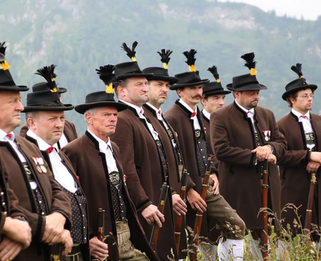 Ausrückung der St. Johanner Bauernschützen
